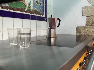 Housewife Carla Seduction in the Kitchen