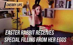 Easter rabbit receives special filling from her eggs