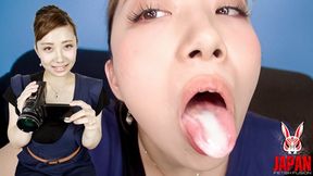 Amateur Elegant AZUSA's Intimate Self-Shot: Inside the Sensual Oral World