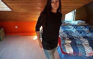 Mila fox, drink cum out of my ass, big dick
