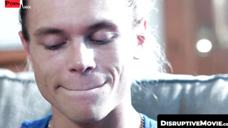 DisruptiveMovie.com - Johnny Moon seduces and bareback fucks older jock Pierce Paris