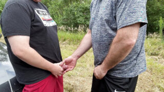 Creampie, couple, bareback, fucking, hairy, daddy, outdoors – bear amateur American gay whoes getting anal fuck