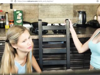 drie studentes zijn geile en willen sex met een heer