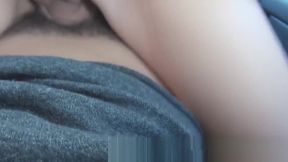 Busty French teen 18+ bangs big dick in car