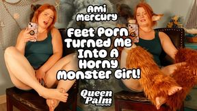 Feet Porn Turned Me Into a Horny Monster Girl! (Featuring Ami Mercury)