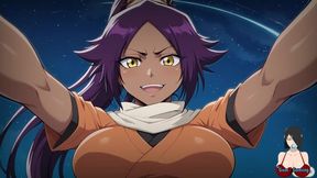 Hentai Anime And Aoi Ichigo - Bleach Anime Parody Getting Yoruichi,orihime,rukia,tatsuki And Honshou Scenes