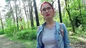 Lia Louise - College Red Head Lia Inside Outdoor Casting