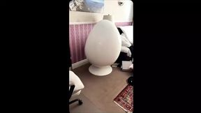 I Get Myself off for You in My Retro Egg Chair