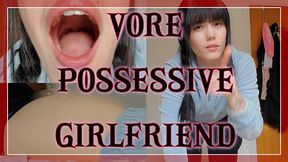 Vore Possessive Yandere Girlfriend - Your break up with Lunasha turns sour as she doesn't take rejection well and menaces to eat and digest you so that you stay hers forever