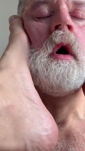 SeattleDad gives me a foot job   Clip 1