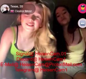 Hot Teens flashing webcam  MonkeyApp Tits Ass