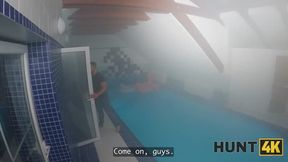 ginger took the money and gave me her tight pussy in the sauna