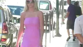 Risky Solo Star Shows Off Hot Titties & Pussy in Public Places