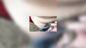 Married Latino bear cruising in the woods for outdoor bareback