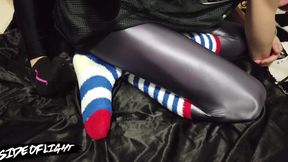 Sock Worship And Domme Puts Hood And Mouth Gag On Sub ! Side Of Light Crowdfunding