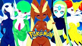 POKEMON FURRY HENTAI 3D COMPILATION (Lopunny, Gardevoir, Braixen, Meloetta, Cinderace, Absol)