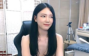 Asian teen camgirl in sweet g string
