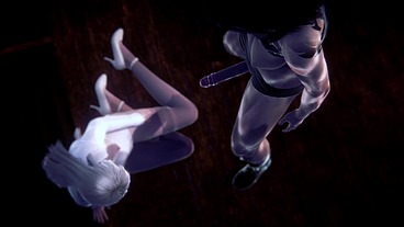Futa Sofia Valmet is fucking Koko Hekmatyar standing up - Jormungand Hentai Parody