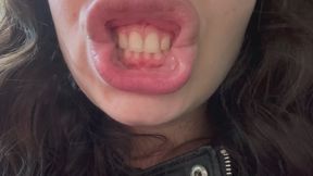 lips mouth teeth tongue fetish indian girl