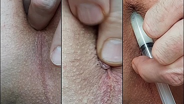 My Ass Up Orgasm Contractions With Self Insemination CLOSEUP