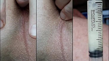 My Ass Up Orgasm Contractions With Self Insemination CLOSEUP