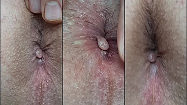 My Ass Up Orgasm Contractions With Self Insemination CLOSEUP