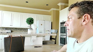 Leah Lee Earns Her Tip With Jerry Kovak's Boner Dipping After Babysitting