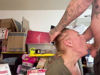 Blowing the garage