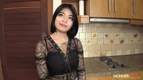 Busty Maid Loves Sliding Her Juicy Pussy Into Nine Inch Tool