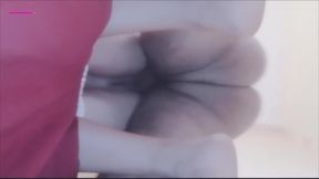 Mari�e arabe brune excit�, doggy style et creampie