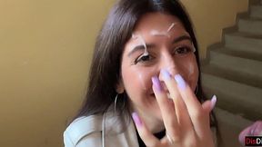 Huge Loads of Hot Cum Splattered All Over Katty West’s Pretty Face in This Nasty Facial Compilation