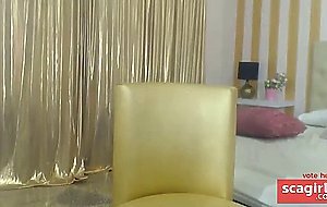 Skinny girl gets penetrated in the ass by a big dick