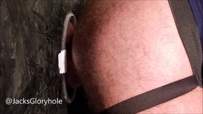 Worshipping a Riding a Load out of a Hot Ginger at the Gloryhole