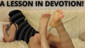 A LESSON IN DEVOTION!