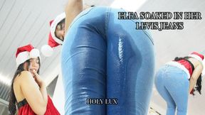 ELFA SOAKED IN HER LEVIS JEANS