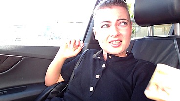 For Money Hot Blowjob From Stranger In The Parking Lot With Cum Swallowing