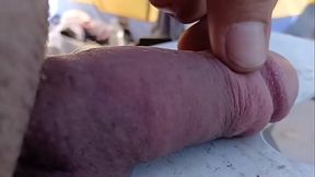 Dropping my Cock &amp_ watching it bounce in SLOW MOTION