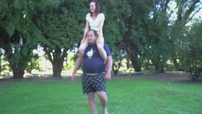 Big Daddy Manhandles Alicia Effortless Lift & Carry Session