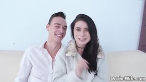 Hot Wife Nicole Black Gets Railed While Husband Wanks
