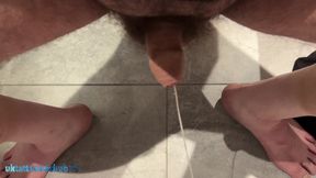 Wanking and Spurting Thick Cum
