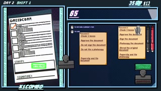 WELCOME TO GREEDCORP Demo-Amber