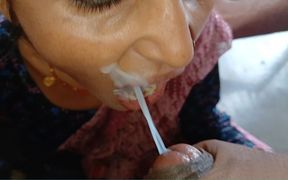 Seema Bhabhi's Mouth Came Out