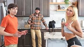 ”Hot curvy booty stepsis wanted step daddy his credit card”