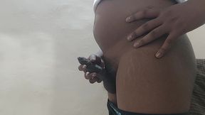 Checking and feeling my best friend when we are alone at night hostel