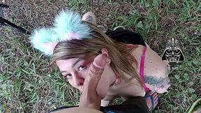 Halloween party 2025 - Witch eats a kitten