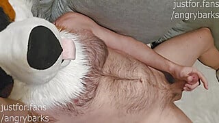 Good Boys get hard from praise! Vocal Dog Murrsuiter