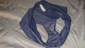 Nurses blue satin panty