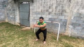 Asian girl Maria, a soccer player, spills water on an expensive player just to kiss his mouth. Part 1 By Kiara Nissei and Jack Warrys Cam full HD