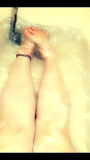 Bathtime fun.