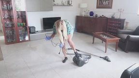 Cleaning in old, smelly, dirty, black socks in hole. WMV